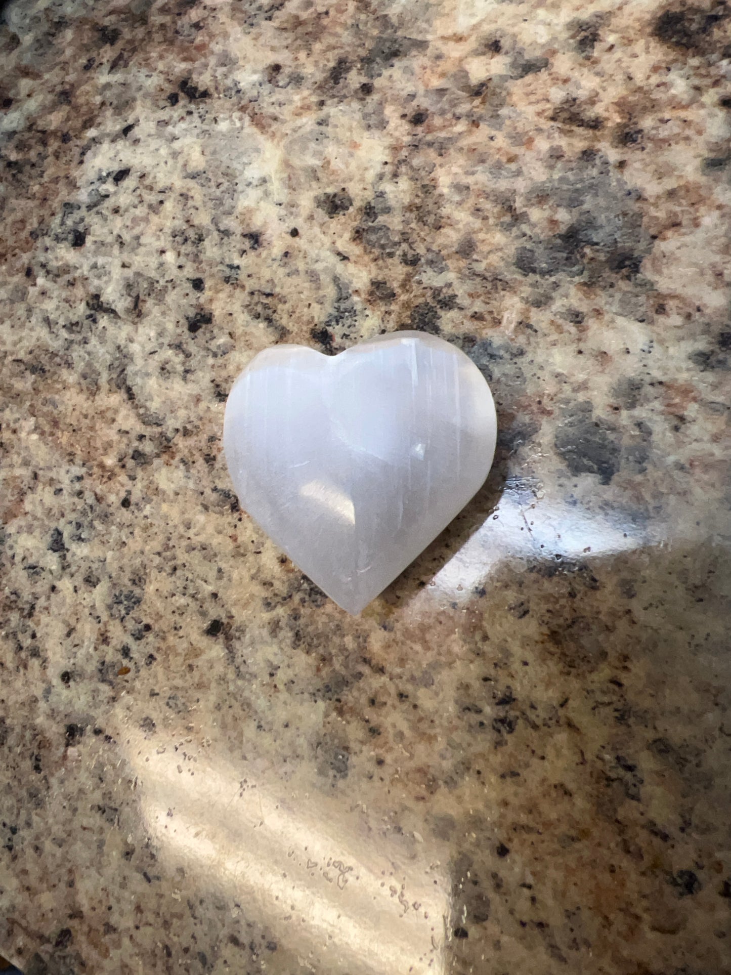 Selenite Heart