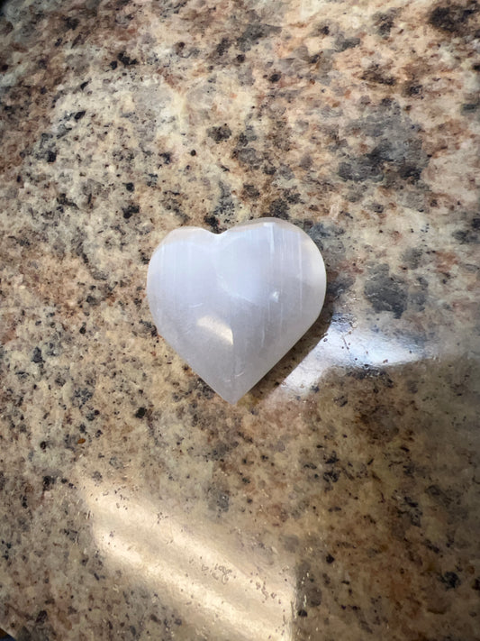 Selenite Heart
