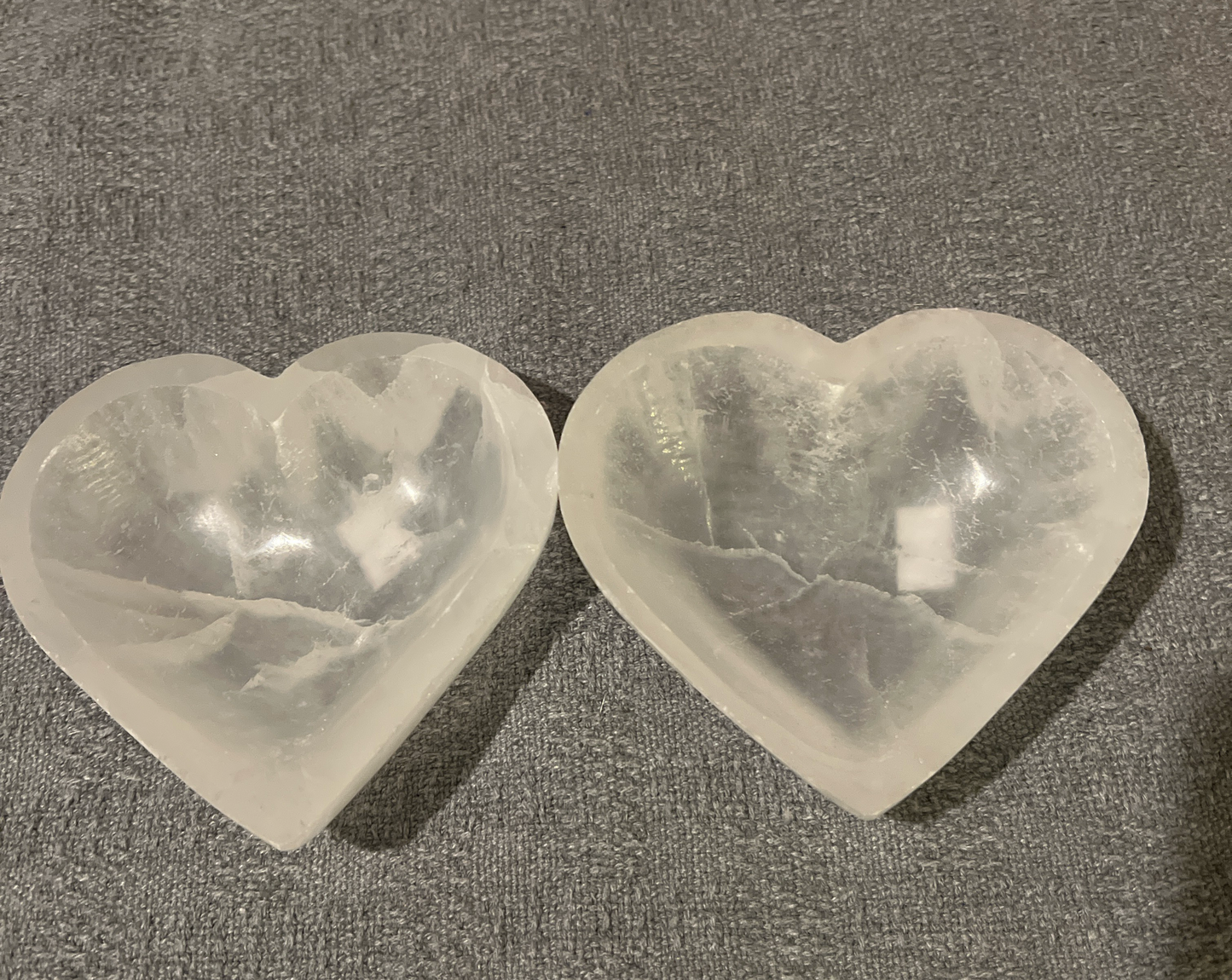 Large Selenite Heart