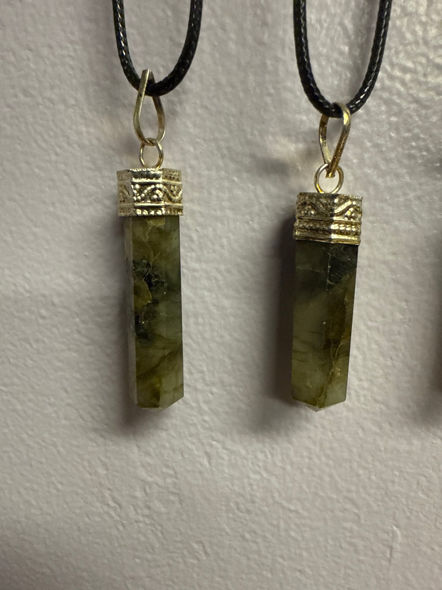 Crystal Pencil Point Necklace