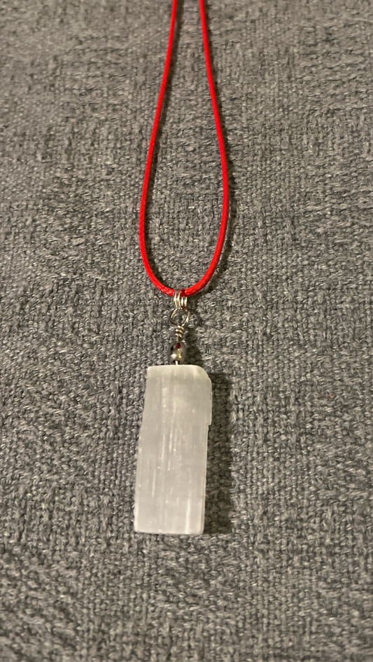 Selenite Pendant