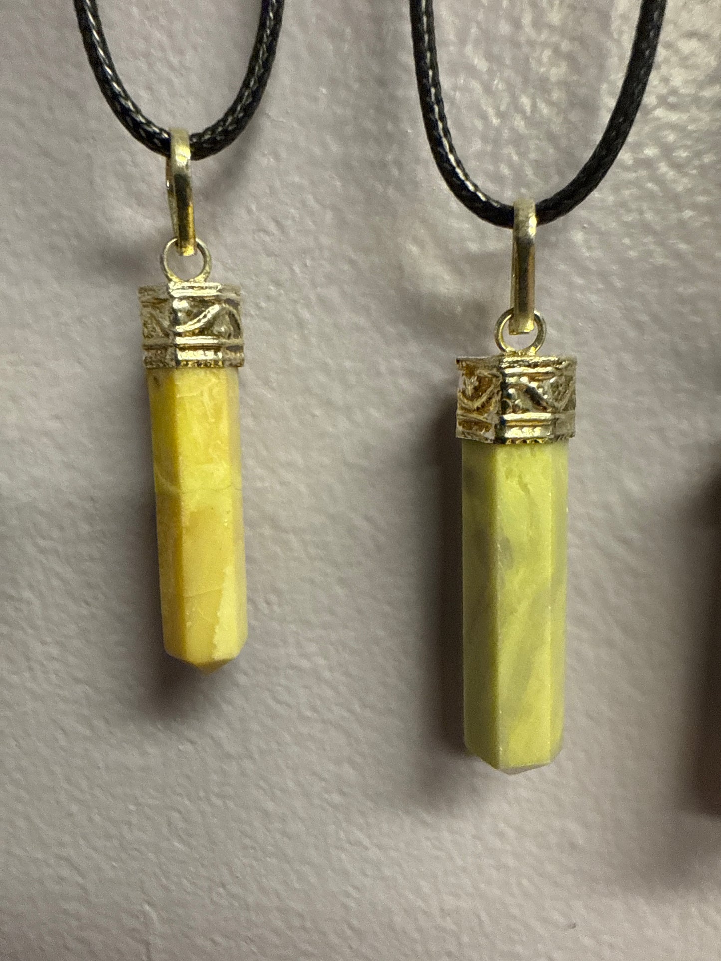 Crystal Pencil Point Necklace