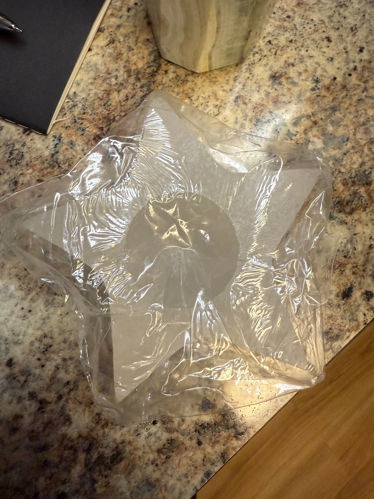 Selenite Star Candle Holder