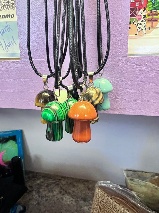 Mushroom Necklace